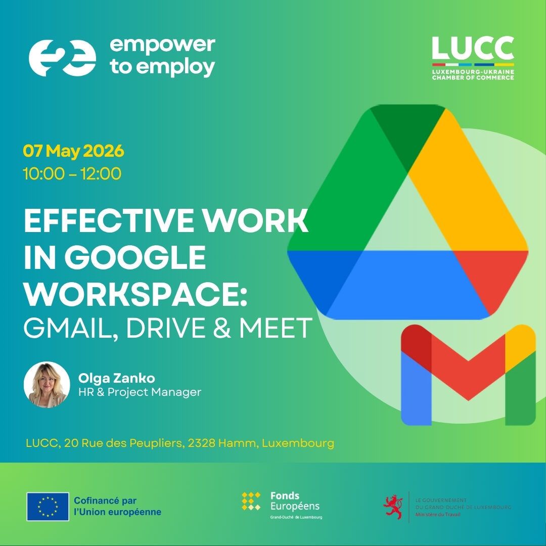 Effective Work in Google Workspace: Gmail, Drive & Meet  “Empower to Employ”