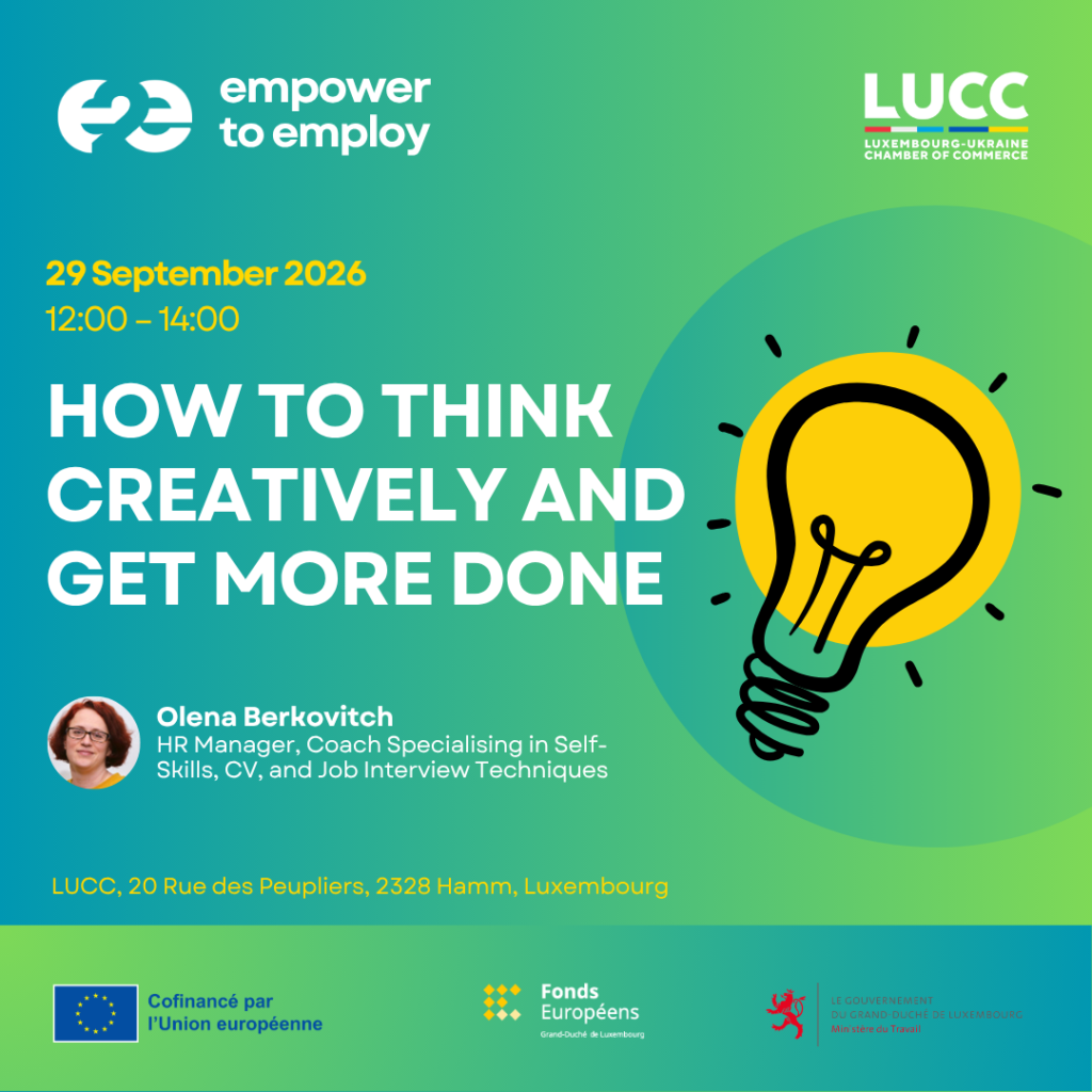 How to Think Creatively and Get More Done “Empower to Employ”